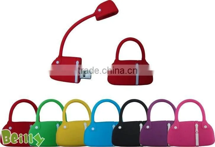 2013 the most popular mini fashion originality bags design silicon USB cover