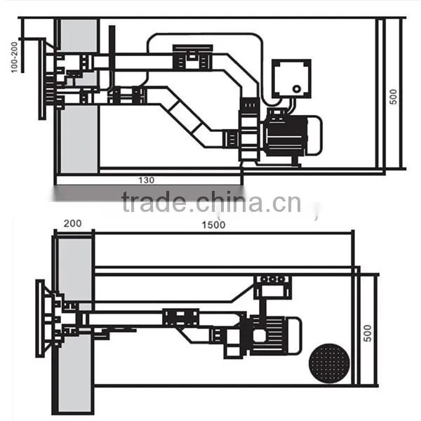 Swimming pool equipment for swimming training