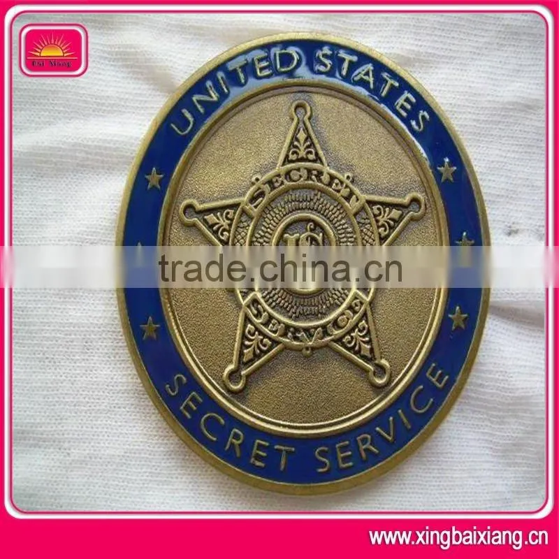 high quality metal corps badge,cheap bodyguard badges