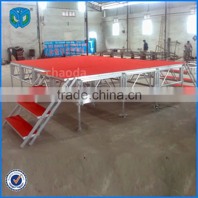2015 Adjustable Compact Aluminum Portable Stage And Catwalk Stage