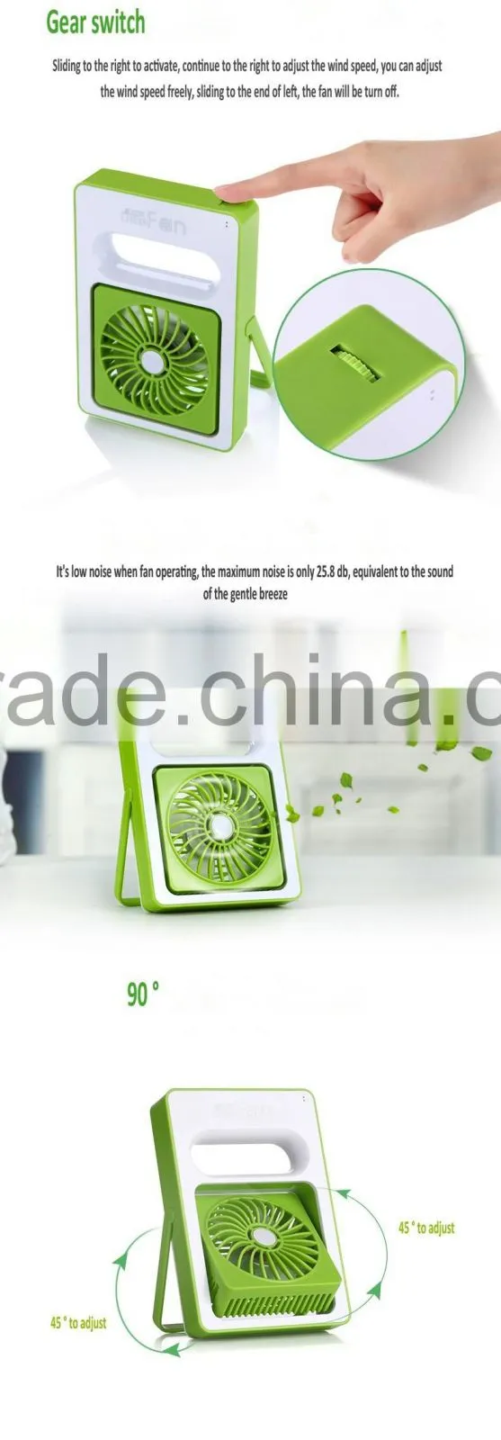 Wholesale Handheld Mini USB Fan rechargeable Desk USB Fan