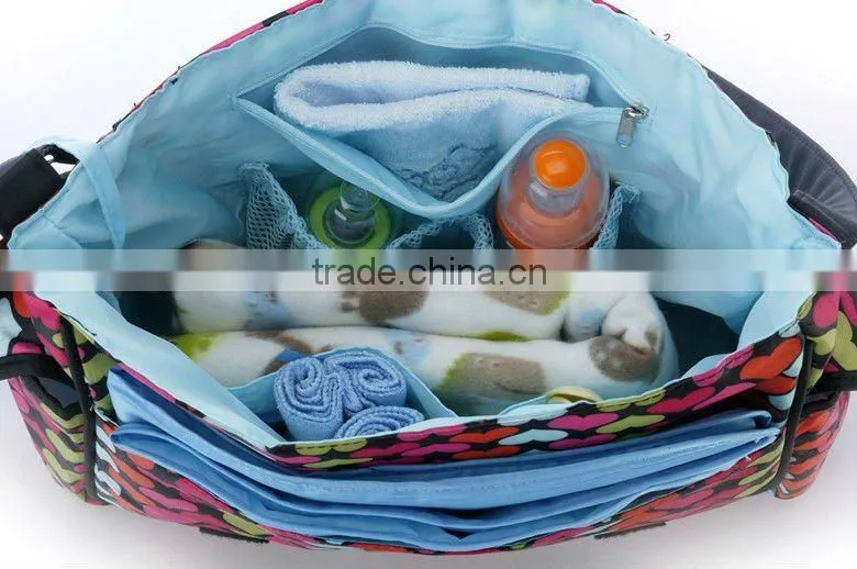 Multifunational Fashion Mommy/Mom/Baby Bags, 600D Oxford Summer Style Organiser Diaper Bags