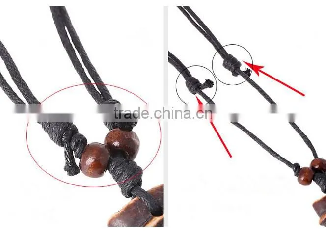 Rock Mens Retro big Alloy key Pendant Leather Necklace jewelry key Leather Necklace