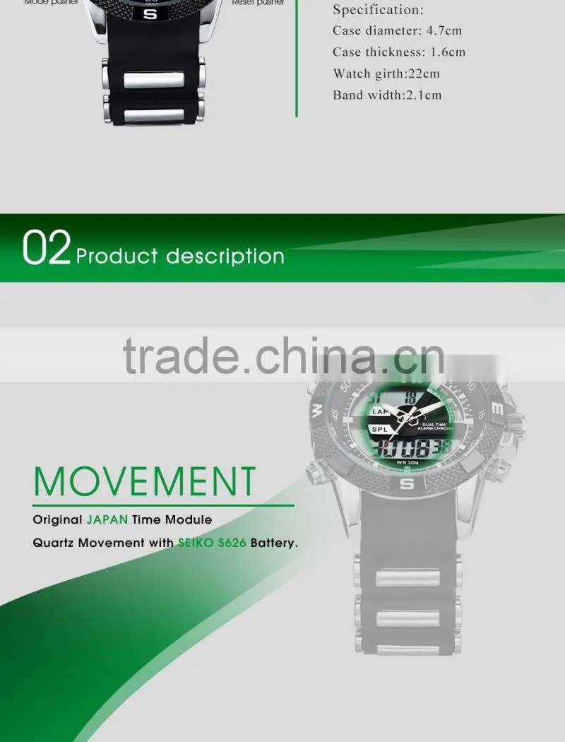 WEIDE new models in alibaba express top selling wrist watch