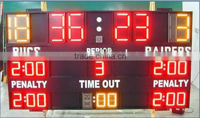 6 inches 7 segment countdown timer counter score indicator/led digital timer display