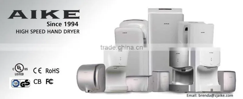 AK2803 Stainless Steel 304 Small High Speed Air Automatic Hand Dryer