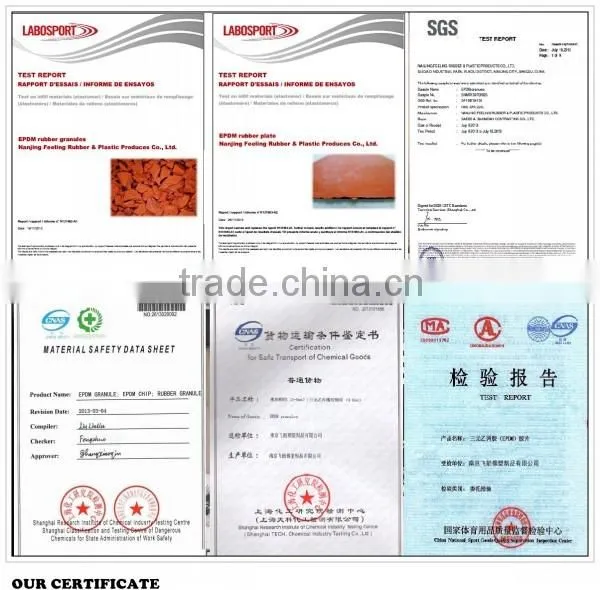 Colored EPDM Rubber Granule-F-V-1630
