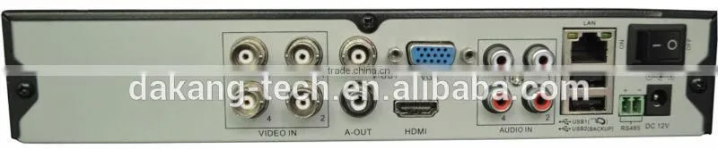 4ch 960H lcd screen DVR,H.264 DVR Recording DVR,7inch LCD screen,4ch D1 realtime p2p cloud DVR