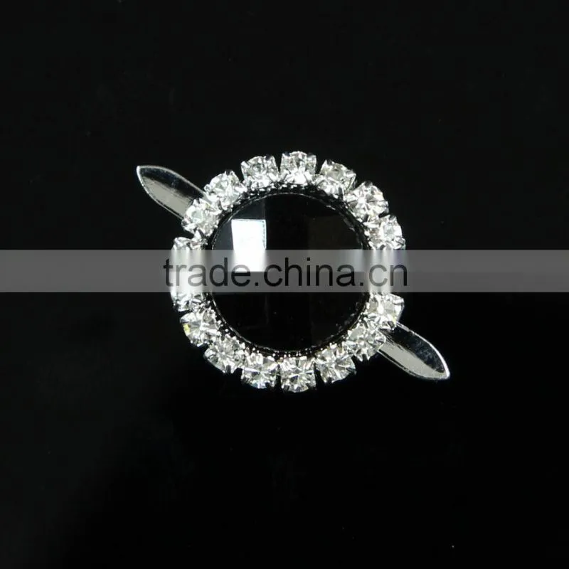 Top Seller Cheap Black Round Embelishments for Decoration 2308B02