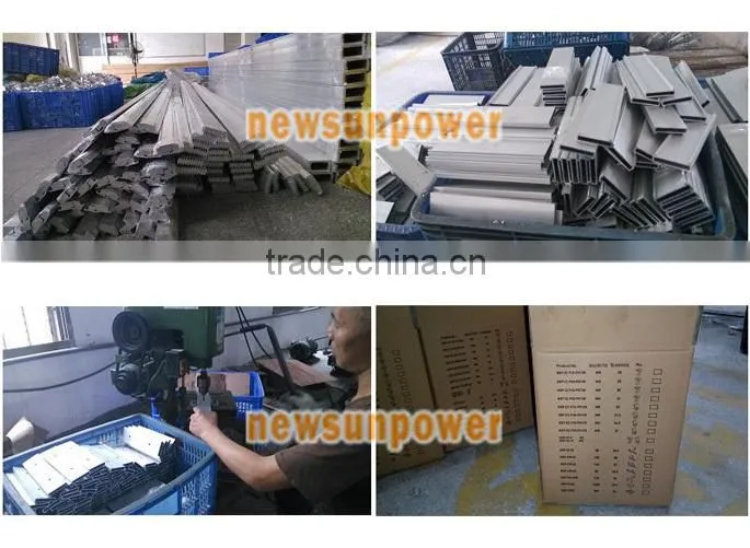 Tilt/Pitched Metal Roof Solar mounting system Frame