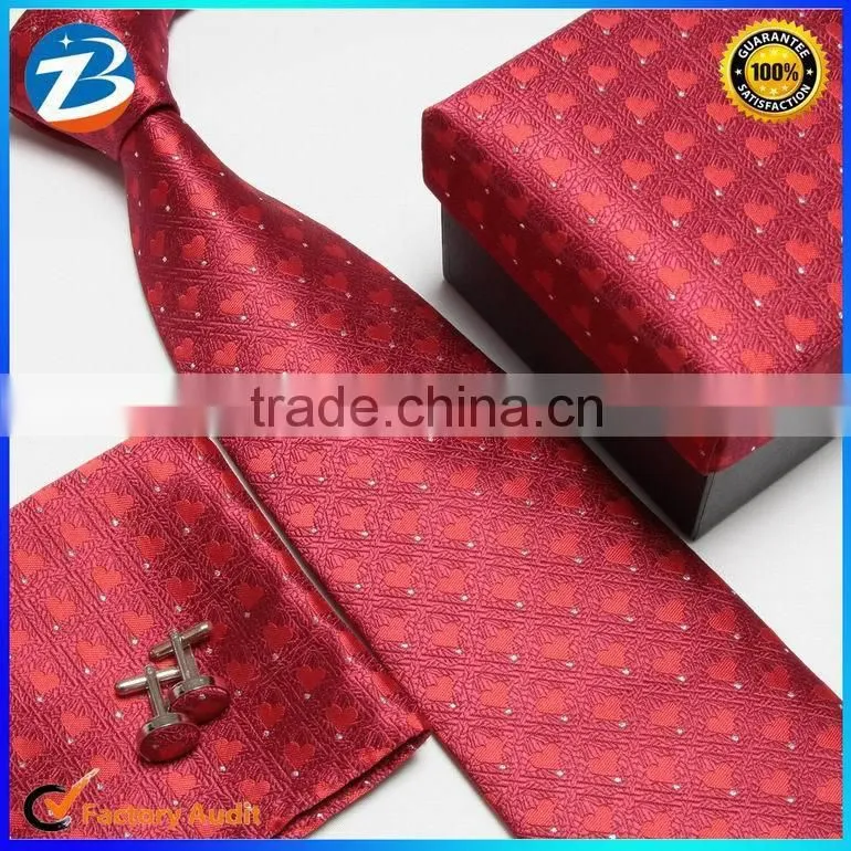 Classical Pasley Design Silk Ties Handkerchief Cufflinks Mens Gifts Sets