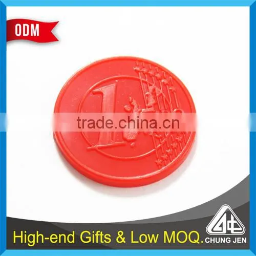 Cheap trolley coins custom supermarket cart custom plastic token