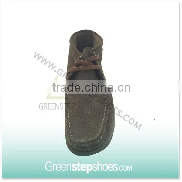 Flat Leather Shoes Lace up Leather Shoe For Men