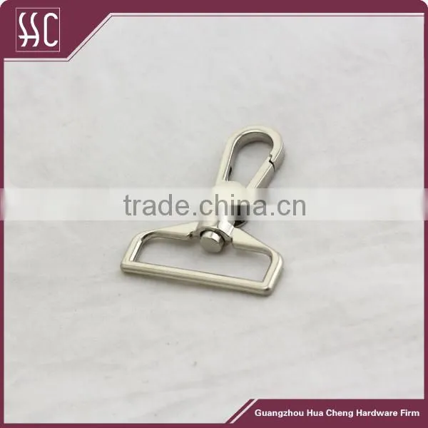 Customized 40mm zic alloy snap hooks spring swivel dog hooks for bag