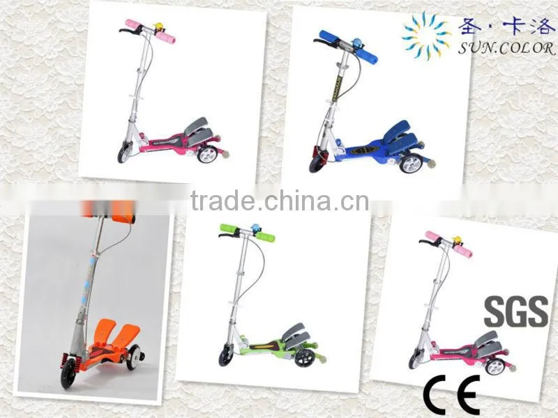 2013 hot selling high quality dual pedal kick scooter for sale