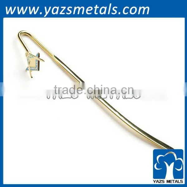 2015 hotsale custom metal mask bookmark
