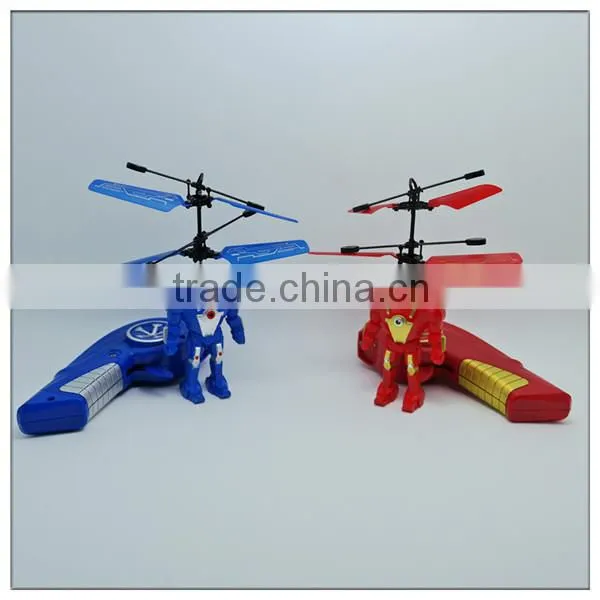 Newest toys Flying Robort.HY-835 infrared induction flying toy airplanes for sale