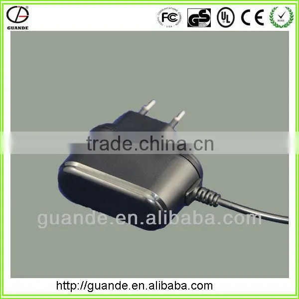 12W EU plug in power adapter
