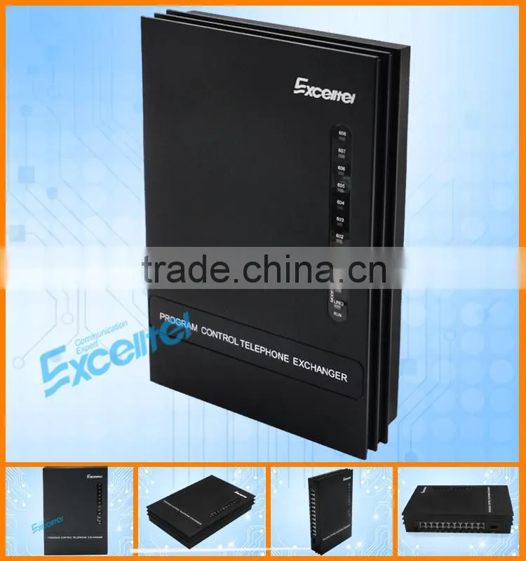 Excelltel /PABX / office phone system / centrales telefonicas/MD208 2 CO line 8 extension for home and office
