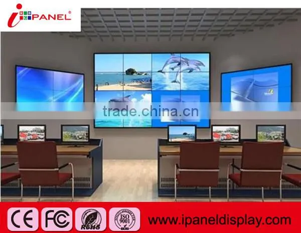 6.7mm 55 inch narrow bezel splicing LCD video wall/TV wall with rich interface for indoor