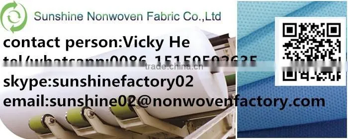 100% fabric non-woven spunbond dot style garden weed control fabric