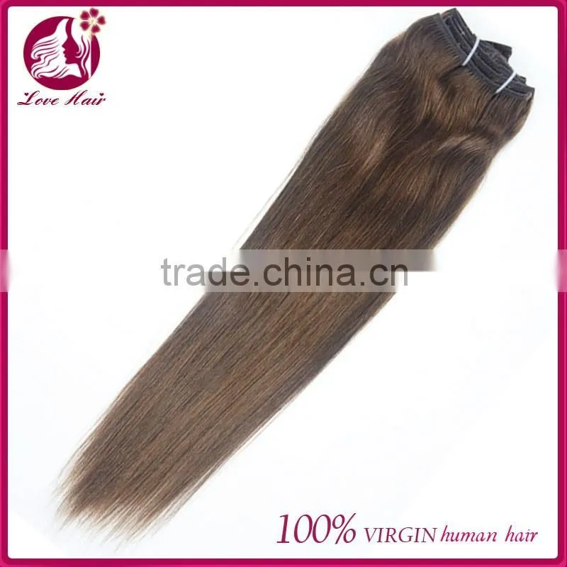 100% unprocessed virgin clip in malaysian hair extension