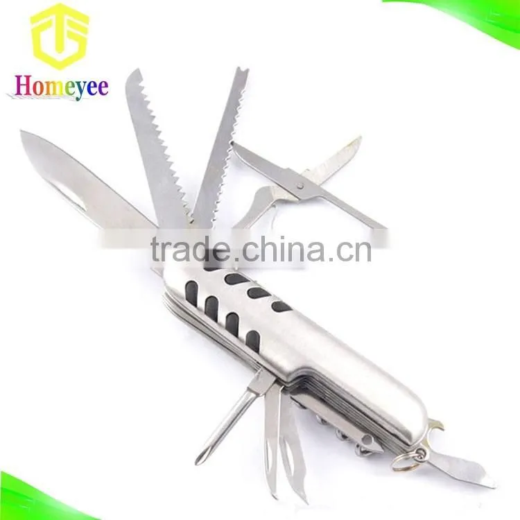 Multi Function Pocket Folding Stainless Steel Knife