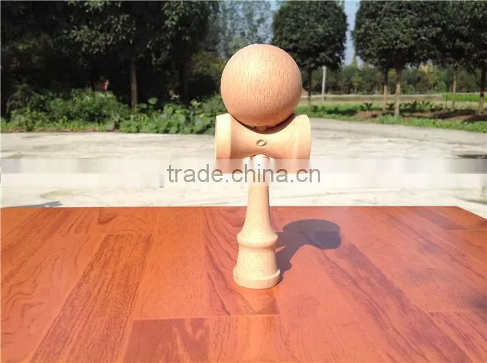 Deeply polished classical natural kendama,beech woodgrain kendama,professional unfinished wooden kendama