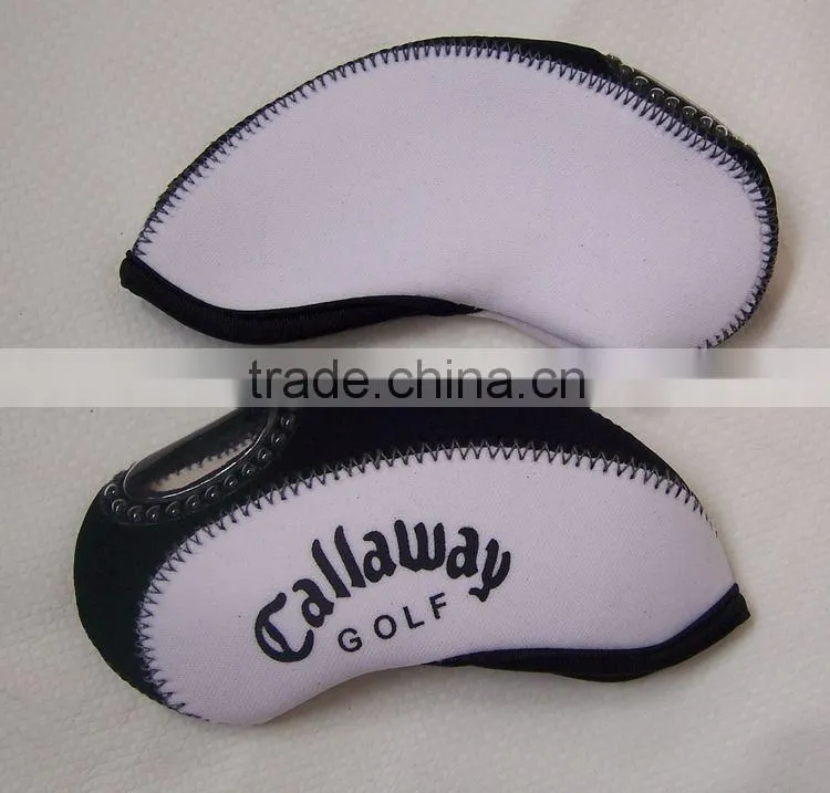 2014 fashionable elastic and durable neoprene golf iron head cover