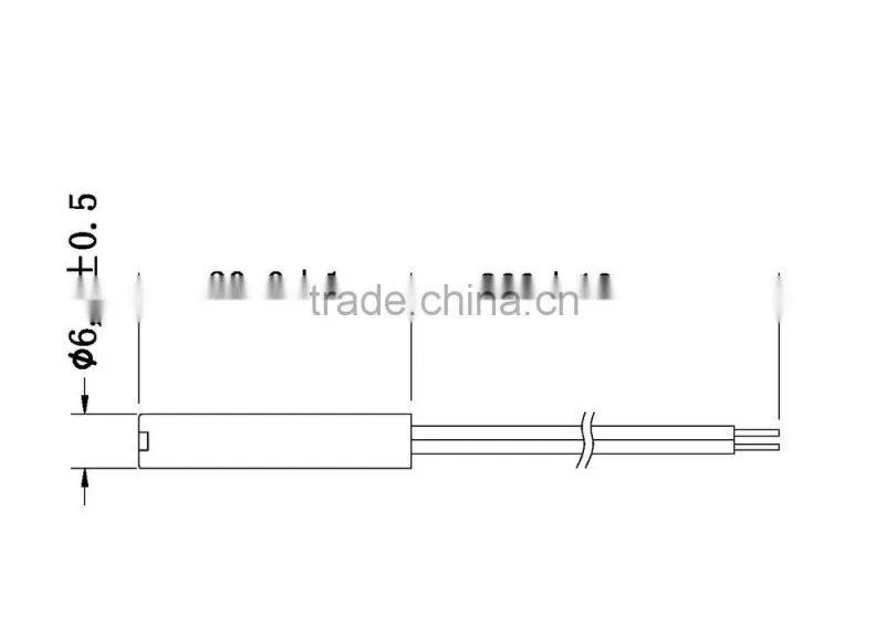 PP magnetic Sense Sensor - RS-6*30-1