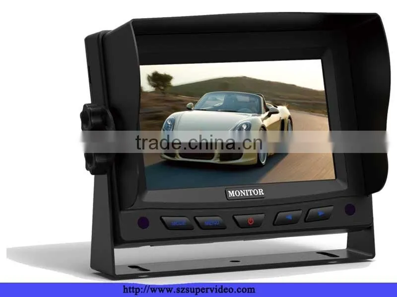 small screen size 5 inch truck 4 pin reverse camera monitor