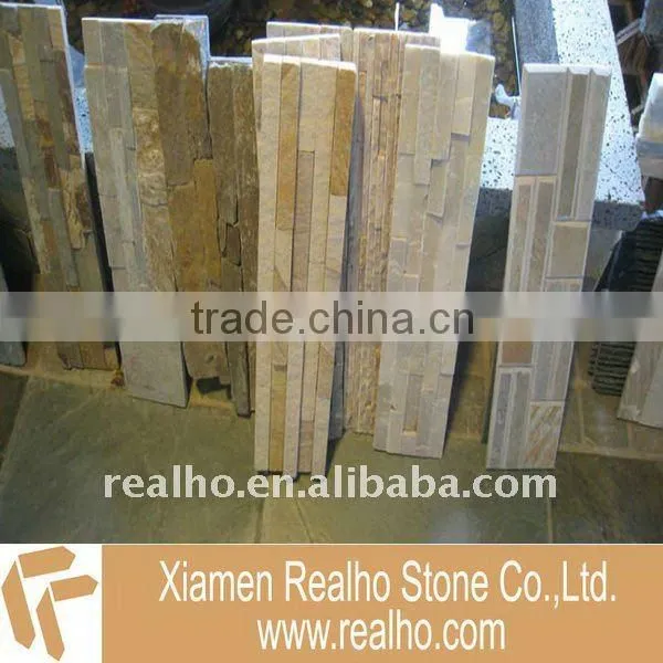 Rusty slate stacked culture stone