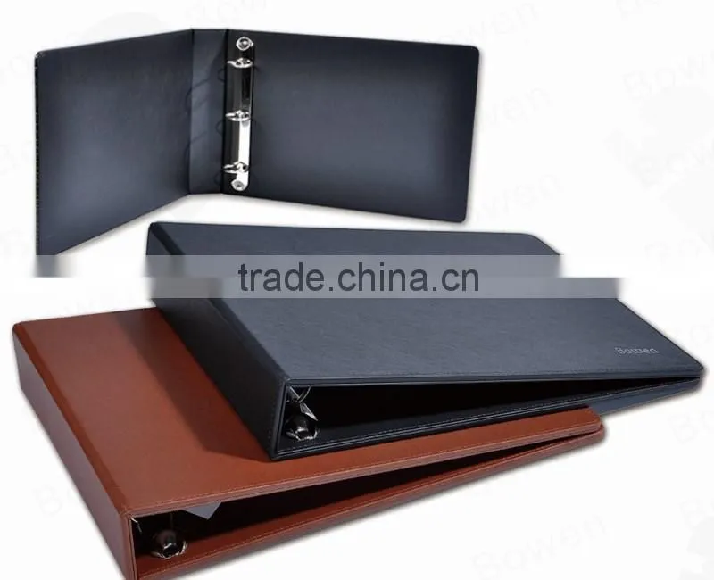 A4 fabric folder with 3 ring binder/catalog folder