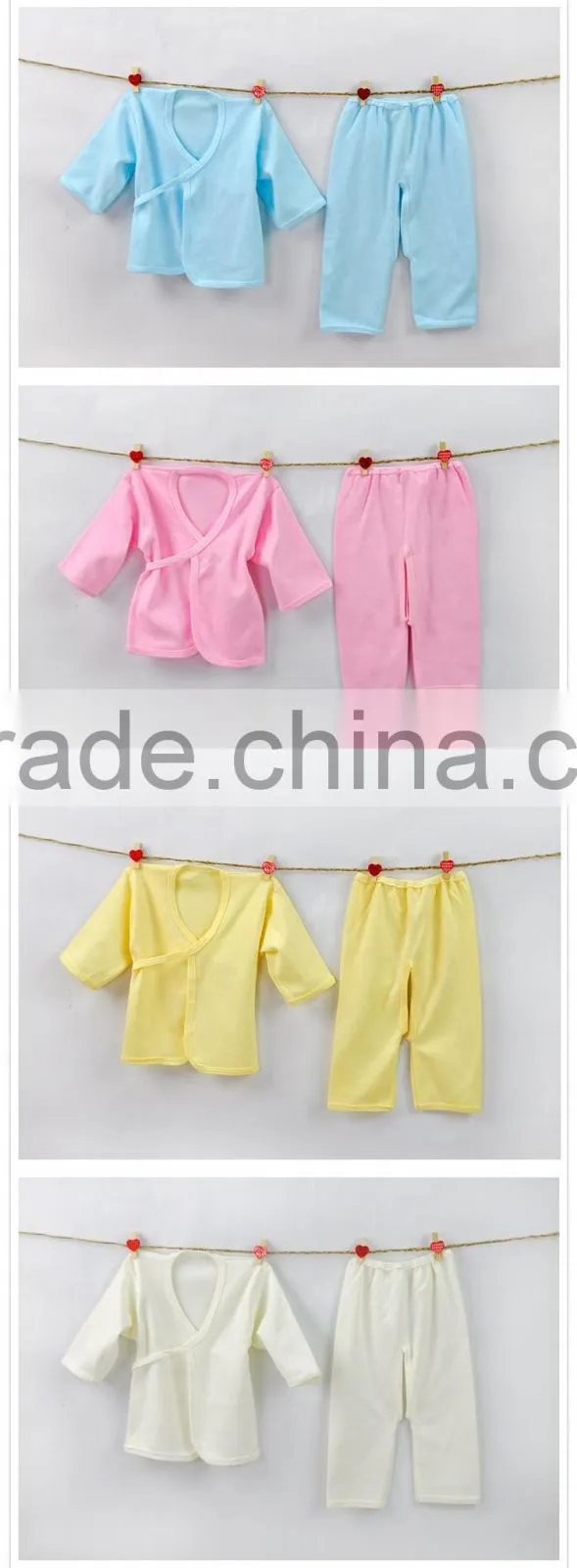 Summer organic baby clothes newborn baby clothes kid clothing