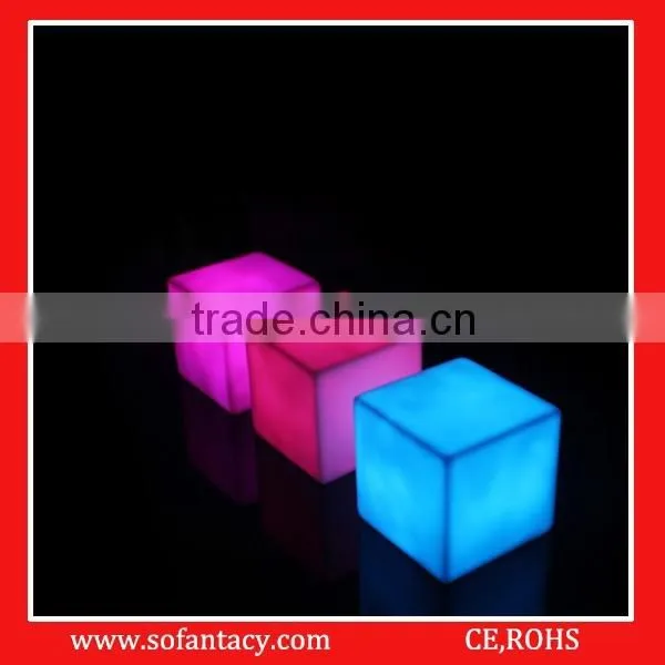 colour changing cube shape light up mood light