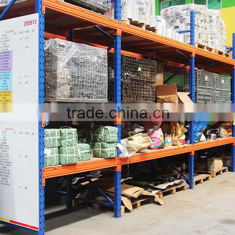 Heavy Duty Industrial Rack Shelving For Manufacturer Bulk Goods Steel Shelving Rack , Heavy Duty Racking With Steel Board / Wood