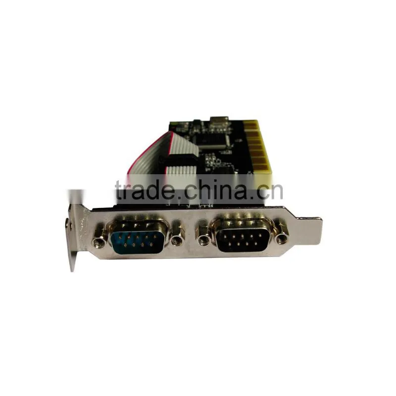 HighTek HK-1112B Low profit bracket 2 port RS232 serial card for win10