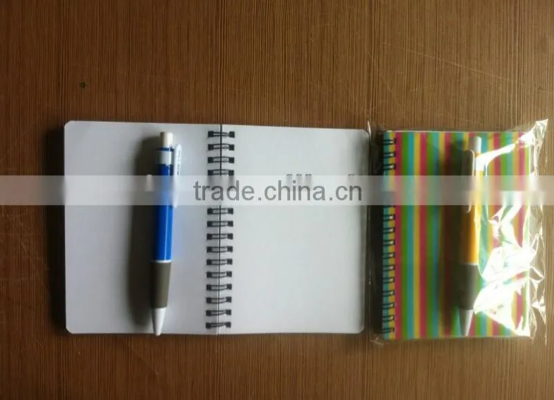 Spiral diary with pen