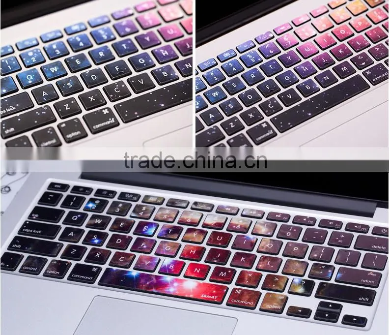 Factory directly for macbook keyboard skin keyboard sticker decal with various designs