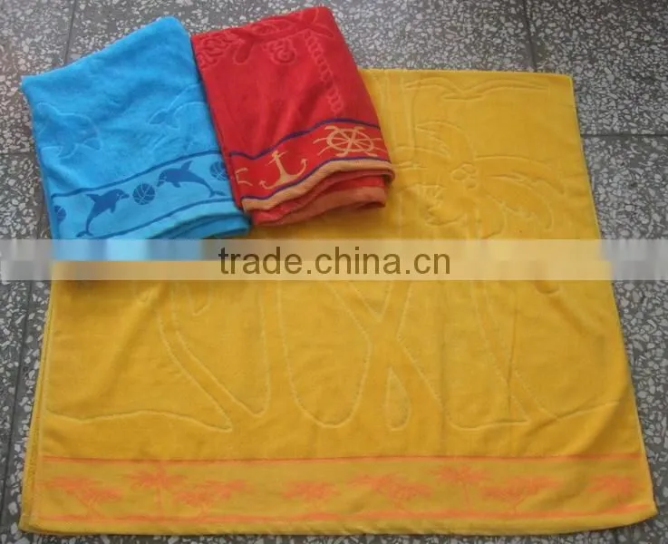 reactive pritning animal bath towel for sea style