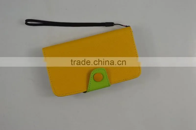 Colorful Cute Style PU Leather Cases for Huawei with Card slots and support