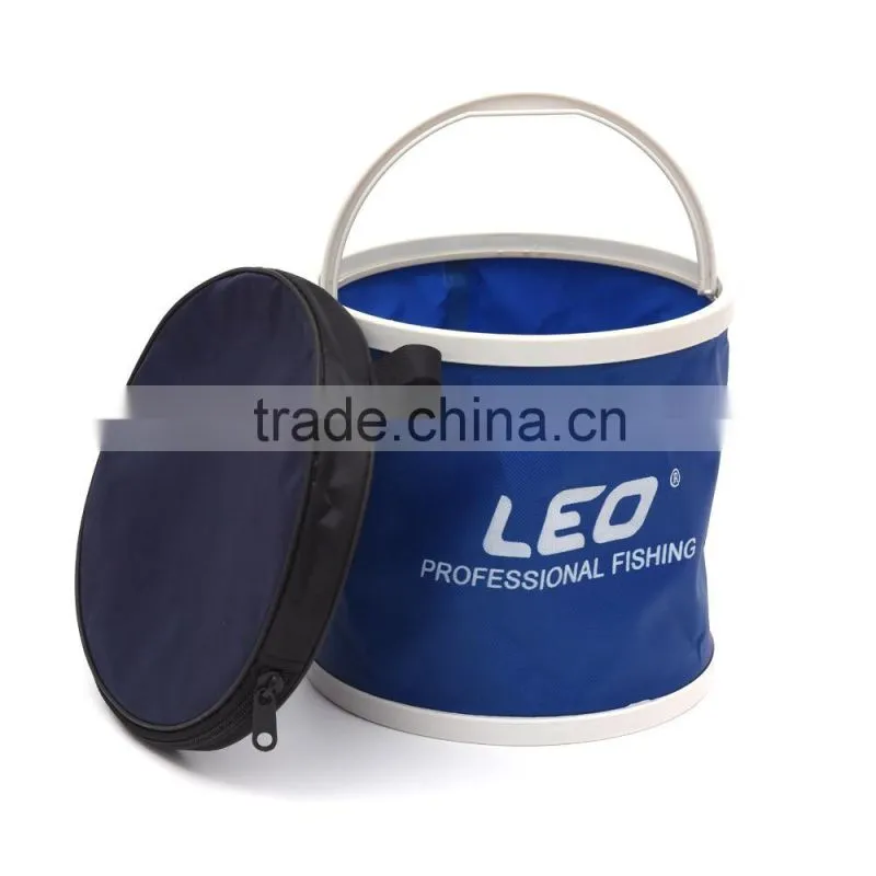 Canvas Folding Bucket Outdoor Portable Fishing Bucket Fishing Tackle