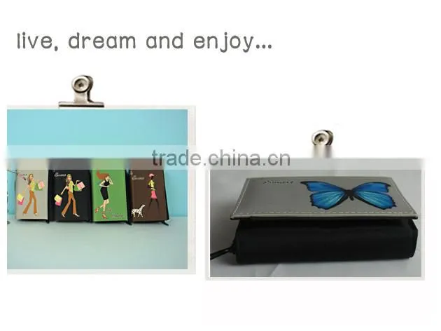 JSMART folded wallet digital printing NO MOQ giftware butterfly souvenirs