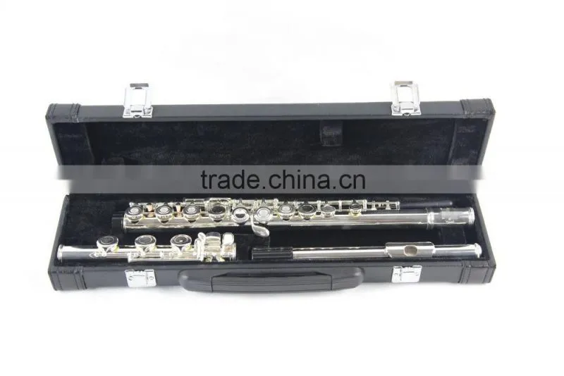 17 open holes flute silver plated
