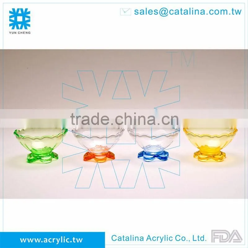 Taiwan Manufacturer acrylic plastic salad bowl