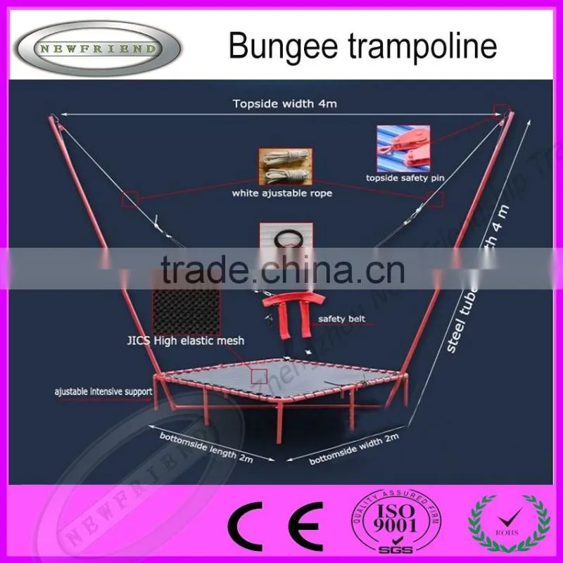 China factory Hot sell inflatable bungee trampoline sale