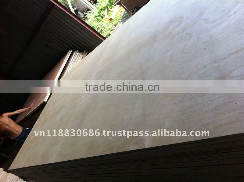 Various types of plywood