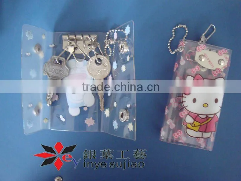 Doraemon design PVC key holder /case for promotion