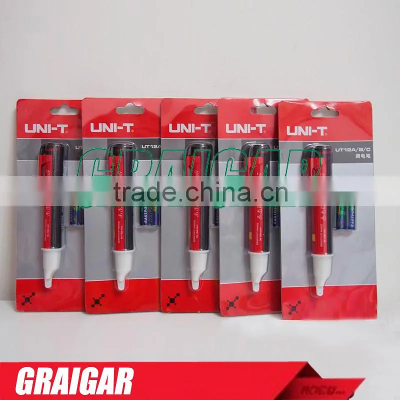 AC Voltage Detectors UNI -T UT12C digital voltage tester Test Pen 90V ~ 1000 V Frequency Test Voltimetro Tester Voltmeter