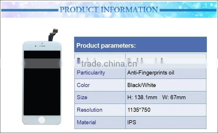 Wholesale best price mobile phone lcd for iphone 6 plus lcd display
